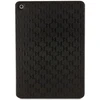 Karl Lagerfeld Saffiano Monogram Ikonik dėklas iPad 10.2" 2019 (7-osios kartos) su Folio Magnet ištisiniu dangteliu - Juodas