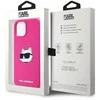 Karl Lagerfeld KLHMP15MSCHPPLF Apple iPhone 15 Plus / 14 Plus 6.7″ fuschia kietas dėklas Silicone Choupet