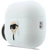 Karl Lagerfeld silikoninis 3D dėklas Karl Head skirtas AirPods Pro 3 - Baltas
