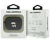Karl Lagerfeld Silikoninis 3D dėklas su Karl galva AirPods Pro 3 – Juodas