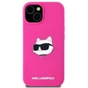 Karl Lagerfeld KLHMP15MSCHPPLF Apple iPhone 15 Plus / 14 Plus 6.7″ fuschia kietas dėklas Silicone Choupet