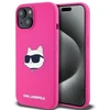 Karl Lagerfeld KLHMP15MSCHPPLF Apple iPhone 15 Plus / 14 Plus 6.7″ fuschia kietas dėklas Silicone Choupet