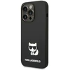 Karl Lagerfeld silikoninis dėklas iPhone 14 Pro juodas