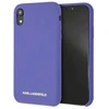 Dėklas Karl Lagerfeld Silicone iPhone Xr Case - Violetinė