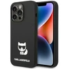 Karl Lagerfeld silikoninis dėklas iPhone 14 Pro juodas