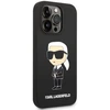 Karl Lagerfeld dėklas, skirtas iPhone 14 Pro 6,1 KLHMP14LSNIKBCK juodos spalvos kietas dėklas , skirtas Silikoninis Ikonik Magsafe