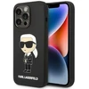 Karl Lagerfeld dėklas, skirtas iPhone 14 Pro 6,1 KLHMP14LSNIKBCK juodos spalvos kietas dėklas , skirtas Silikoninis Ikonik Magsafe