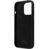 Karl Lagerfeld silikoninis Ikonik Metal Pin dėklas iPhone 13 Pro / iPhone 13 - juodas