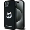 Karl Lagerfeld KLHMP15MSCHPPLK Apple iPhone 15 Plus / 14 Plus 6.7″ juodos spalvos kietas dėklas Silicone Choupette