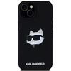 Karl Lagerfeld KLHMP15MSCHPPLK Apple iPhone 15 Plus / 14 Plus 6.7″ juodos spalvos kietas dėklas Silicone Choupette