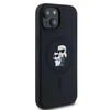 Karl Lagerfeld KLHMP15MSCMKCRHK Apple iPhone 15 Plus / 14 Plus 6.7″ juodos spalvos kietas dėklas Silicone Karl & C