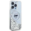 Karl Lagerfeld KLHMP14XLGCHSGH Apple iPhone14 Pro Max 6.7″ kietas dėklas skaidrus Liquid Glitter Choupette H