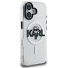 „Karl Lagerfeld IML Karl Sketch Logo MagSafe“ dėklas, skirtas „iPhone 16“ – skaidrus