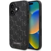 Karl Lagerfeld KLHMP16SPKHPORPK Apple iPhone 16 6.1″ juodos spalvos kietas dėklas Hot Stamp Magsafe