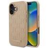Karl Lagerfeld KLHMP16SPKHPORPE Apple iPhone 16 6.1″beige kietas dėklas Hot Stamp Magsafe