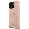 Dėklas Karl Lagerfeld Initial & Metal Logo MagSafe Case for iPhone 16 Pro Max - Rožinė