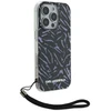 Dėklas Karl Lagerfeld KLHCP16XHZBPKCCU Apple iPhone 16 Pro Max 6.9″ violetinės spalvos Zebra With Cord