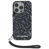 Dėklas Karl Lagerfeld KLHCP16XHZBPKCCU Apple iPhone 16 Pro Max 6.9″ violetinės spalvos Zebra With Cord