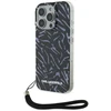 Dėklas Karl Lagerfeld KLHCP16XHZBPKCCU Apple iPhone 16 Pro Max 6.9″ violetinės spalvos Zebra With Cord