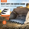 VEVOR Kaušo dantų strypas, 72'', 9 dantys