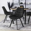 Fotelis Mebel Elite Valgomojo kėdė Rick, juoda
