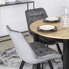 Fotelis Mebel Elite Kėdė RICK, pilka, veliūras