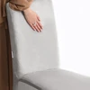 Kėdės užvalkalas Sento AmeliaHome 48 × 48 × 58 + 10 cm, sidabrinis