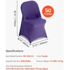 VEVOR 50 violetinės sėdynių užvalkalai