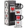 Other Brand Keith Haring - Set of 4 ceramic mugs with stand 300 ml