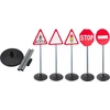Lean Toys Mokomieji kelio ženklai, 5 vnt., 70 cm