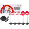 Lean Toys Mokomieji kelio ženklai, 5 vnt., 70 cm