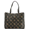 Kelioninis Damska shopperka Guess Meridian su monogramem – ruda