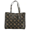 Kelioninis Damska shopperka Guess Meridian su monogramem – ruda