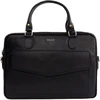 Gold Genuine leather woman s laptop bag FL25 juodas with snake pattern
