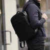 Kelioninis Juoda natūralios odos kuprinė Solier SV19 Jasper