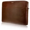 Natūralios odos nešiojamojo kompiuterio dėklas 15' Solier SA24A Vintage Brown