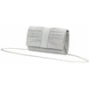 Moteriška sidabrinė eko odos crossbody rankinė Jessica A-2182