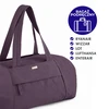 Sports Fabric Fitness Bag Solier FB52 Lunea – Plum