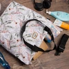 Moteriška didelė A4 audinė shopper rankinė, madinga per petį, kolibrio Beltimore R-TZ.