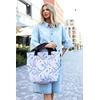 Moteriška didelė A4 audinė shopper rankinė, madinga per petį, kolibrio Beltimore R-TZ.