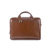 Kelioninis Vintage Brown odinė nešiojamojo kompiuterio rankinė ant pečių Solier Rothen