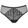 Kelnaitės juodos su siuvinėtu angelu Knickers