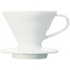 HARIO V60-01 Baltas Ceramic Lašėjimo