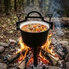 Ketaus emaliuotas katilas 10 l, pastatomas medžioklės puodas, laužo kepsninė, „MultiGarden“