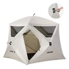 Keturvietė palapinė VEVOR YL90x90Beige-5, 212 cm aukščio