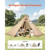 VEVOR Tipi palapinė su krosnele 4 asmenims