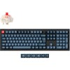 Keychron V6 Max, Gaming-klaviatūra - juodas/bluegray, DE-išdėstymas, Gateron Jupiter Raudona, Hot-Swap, RGB