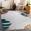 Kilimas 120×170 cm baltas su auksu ARLEN