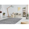 Kilimas 120x170 juoda ir balta VINEA