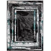 Kilimas 160 × 220 cm, pilkos ir žalios spalvos WELLI FRAME